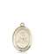 St. John Berchmans Medal<br/>8370 Oval, 14kt Gold