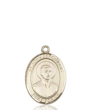 St. John Berchmans Medal<br/>8370 Oval, 14kt Gold