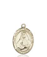 St. Rose Philippine Medal<br/>8371 Oval, 14kt Gold