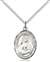 St. Rose Philippine Medal<br/>8371 Oval, Sterling Silver