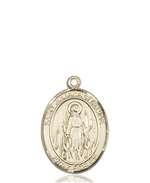 St. Juliana Medal<br/>8372 Oval, 14kt Gold