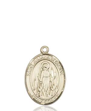 St. Juliana Medal<br/>8372 Oval, 14kt Gold