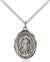 St. Juliana Medal<br/>8372 Oval, Sterling Silver