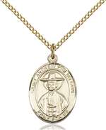 St. Andrew Kim Taegon Medal<br/>8373 Oval, Gold Filled