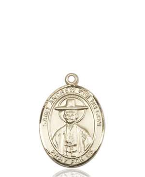 St. Andrew Kim Taegon Medal<br/>8373 Oval, 14kt Gold