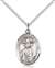 St. Andrew Kim Taegon Medal<br/>8373 Oval, Sterling Silver