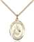 St. Simon Medal<br/>8375 Oval, Gold Filled