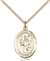 St. Uriel Medal<br/>8378 Oval, Gold Filled