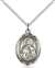 St. Marina Medal<br/>8379 Oval, Sterling Silver