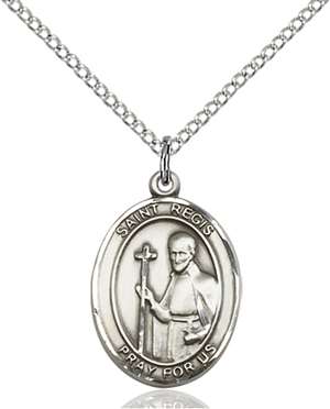 St. Regis Medal<br/>8380 Oval, Sterling Silver
