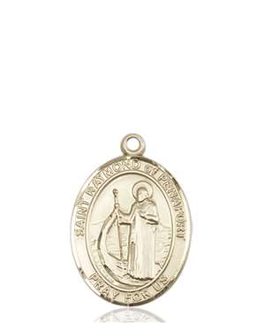 St. Raymond of Penafort Medal<br/>8385 Oval, 14kt Gold