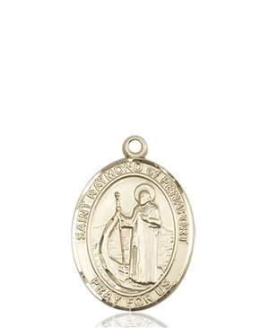 St. Raymond of Penafort Medal<br/>8385 Oval, 14kt Gold