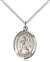 St. Drogo Medal<br/>8386 Oval, Sterling Silver