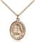 St. Pauline Visintainer Medal<br/>8391 Oval, Gold Filled