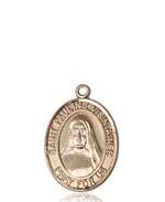 St. Pauline Visintainer Medal<br/>8391 Oval, 14kt Gold