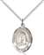 St. Pauline Visintainer Medal<br/>8391 Oval, Sterling Silver