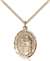 St. Jacob of Nisibis Medal<br/>8392 Oval, Gold Filled