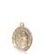 St. Jacob of Nisibis Medal<br/>8392 Oval, 14kt Gold