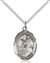 St. Jacob of Nisibis Medal<br/>8392 Oval, Sterling Silver