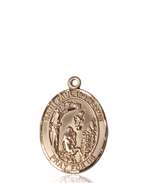 St. Paul the Hermit Medal<br/>8394 Oval, 14kt Gold