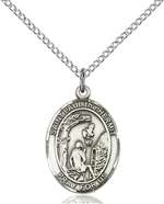 St. Paul the Hermit Medal<br/>8394 Oval, Sterling Silver