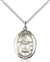 St. Daria Medal<br/>8396 Oval, Sterling Silver