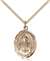 St. Peter Chanel Medal<br/>8397 Oval, Gold Filled