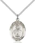 St. Peter Chanel Medal<br/>8397 Oval, Sterling Silver