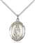 St. Nathanael Medal<br/>8398 Oval, Sterling Silver