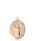 St. Columbkille Medal<br/>8399 Oval, 14kt Gold