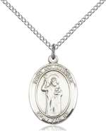 St. Columbkille Medal<br/>8399 Oval, Sterling Silver