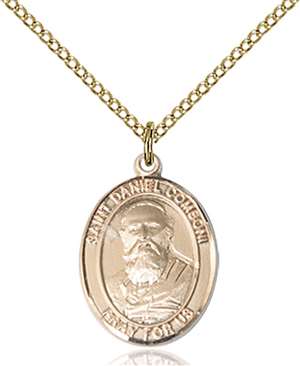 St. Daniel Comboni Medal<br/>8400 Oval, Gold Filled