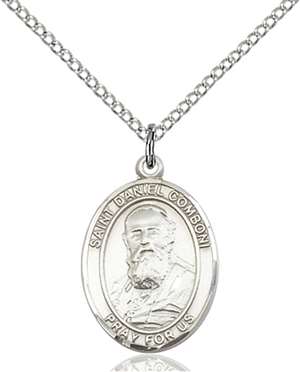 St. Daniel Comboni Medal<br/>8400 Oval, Sterling Silver