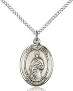 St. Eligius Medal<br/>8402 Oval, Sterling Silver
