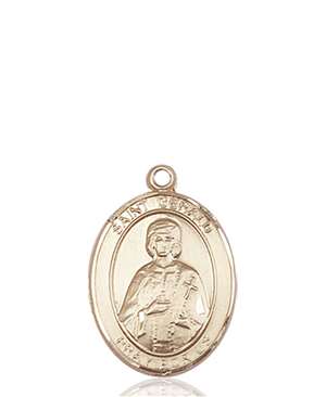 St. Gerald Medal<br/>8404 Oval, 14kt Gold