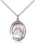 St. Gerald Medal<br/>8404 Oval, Sterling Silver