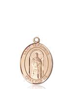 St. Seraphina Medal<br/>8405 Oval, 14kt Gold