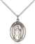 St. Seraphina Medal<br/>8405 Oval, Sterling Silver