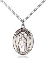 St. Seraphina Medal<br/>8405 Oval, Sterling Silver