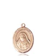 St. Alphonsa Medal<br/>8406 Oval, 14kt Gold