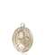 St. Viator of Bergamo Medal<br/>8408 Oval, 14kt Gold