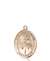 Saint Jeanne Jugan Medal<br/>8409 Oval, 14kt Gold