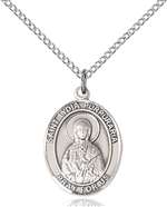 St. Lydia Purpuraria Medal<br/>8411 Oval, Sterling Silver