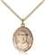 St. Damien of Molokai Medal<br/>8412 Oval, Gold Filled