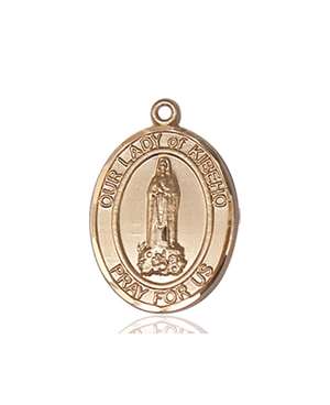 Our Lady of Kibeho Medal<br/>8414 Oval, 14kt Gold