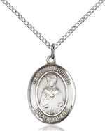 St. Winifred of Wales Medal<br/>8419 Oval, Sterling Silver