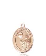 St. Margaret Mary Alacoque Medal<br/>8420 Oval, 14kt Gold