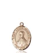 St. Andre Bessette Medal<br/>8424 Oval, 14kt Gold