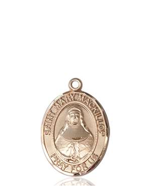 St. Mary Mackillop Medal<br/>8425 Oval, 14kt Gold