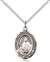 St. Maria Bertilla Boscardin Medal<br/>8428 Oval, Sterling Silver